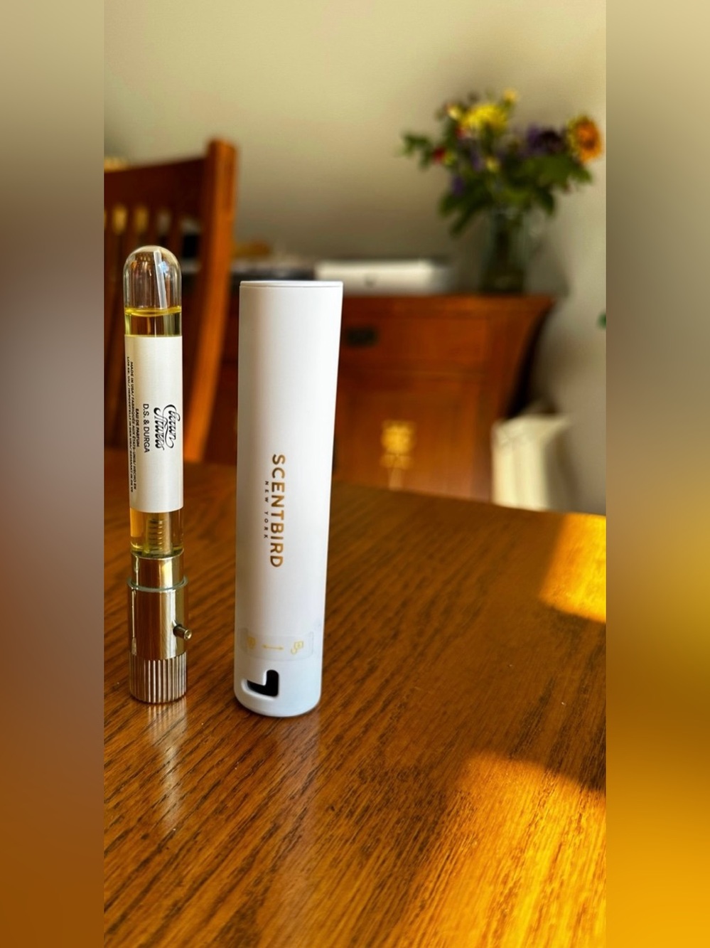 D.S. & Durga Brown Flowers deluxe travel spray from Scentbird